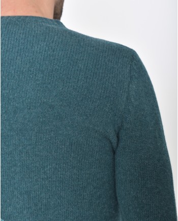 Pull maille vert  Casheart 