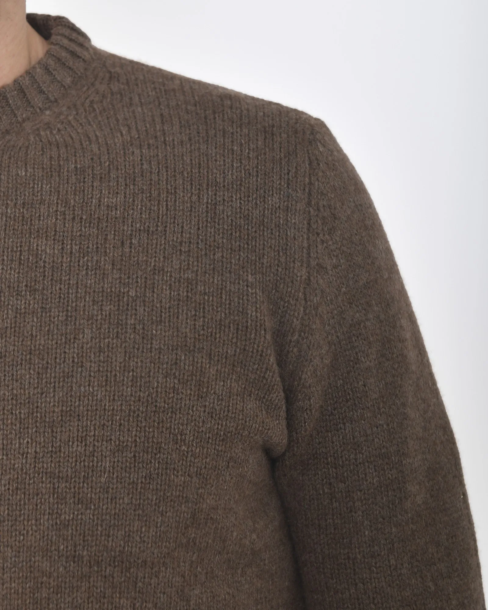 Pull maille marron Casheart 