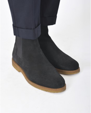 Bottines en cuir National Standard 