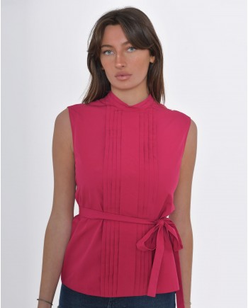 Blouse fushia sans manches Missoni 