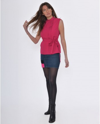 Blouse fushia sans manches Missoni 