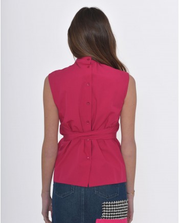 Blouse fushia sans manches Missoni 