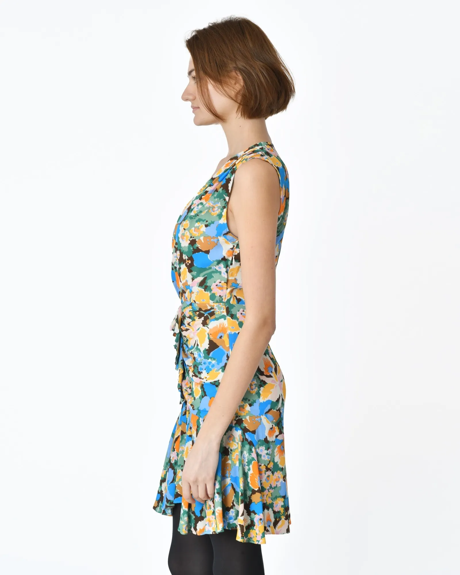 Robe florale à volants Missoni 