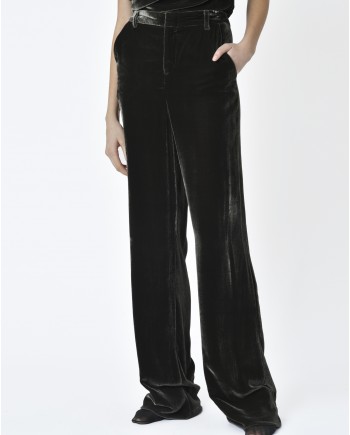 Pantalon en velours John Galliano 