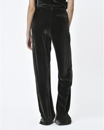 Pantalon en velours John Galliano 