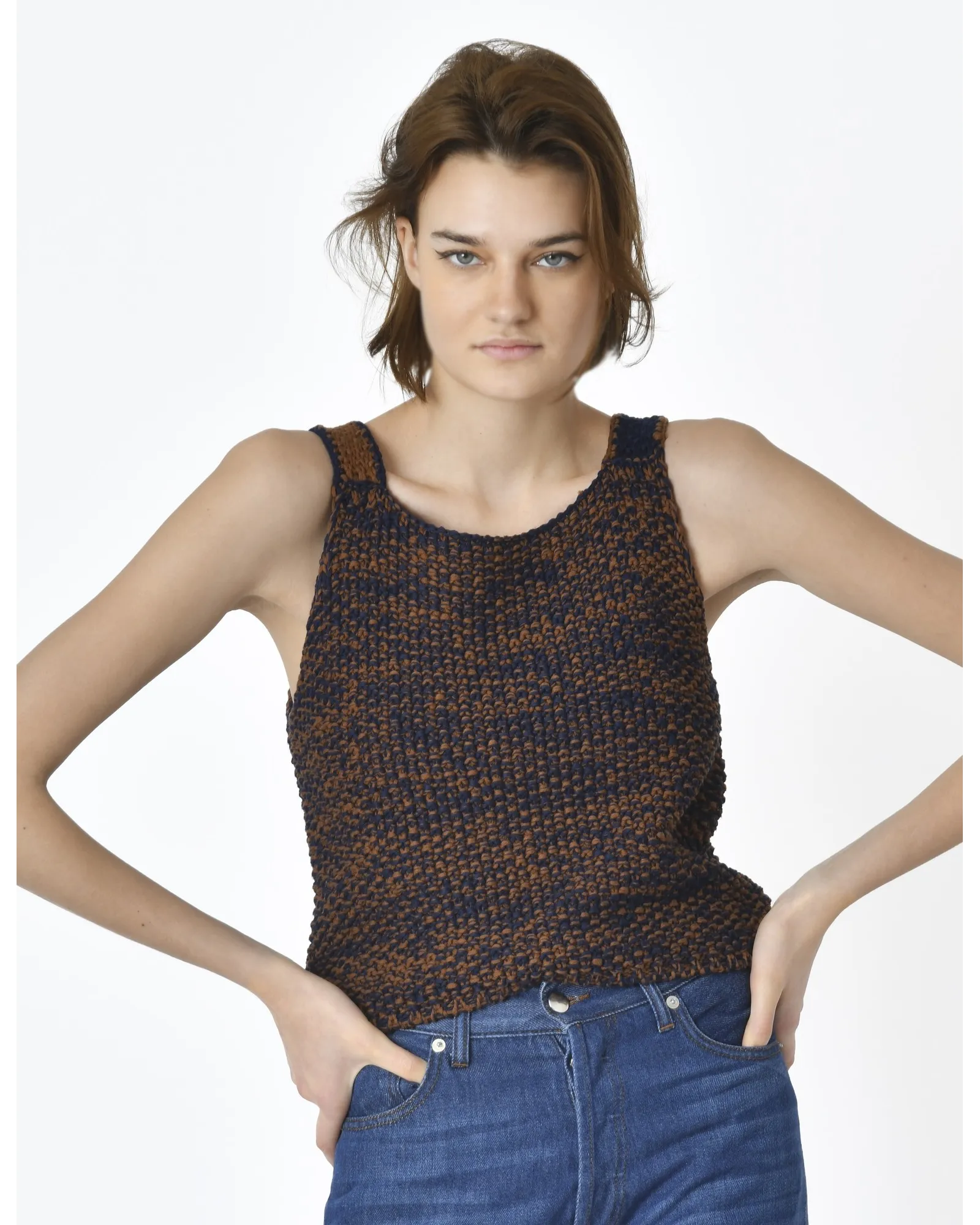 Top maille crochet Collection Privee? 