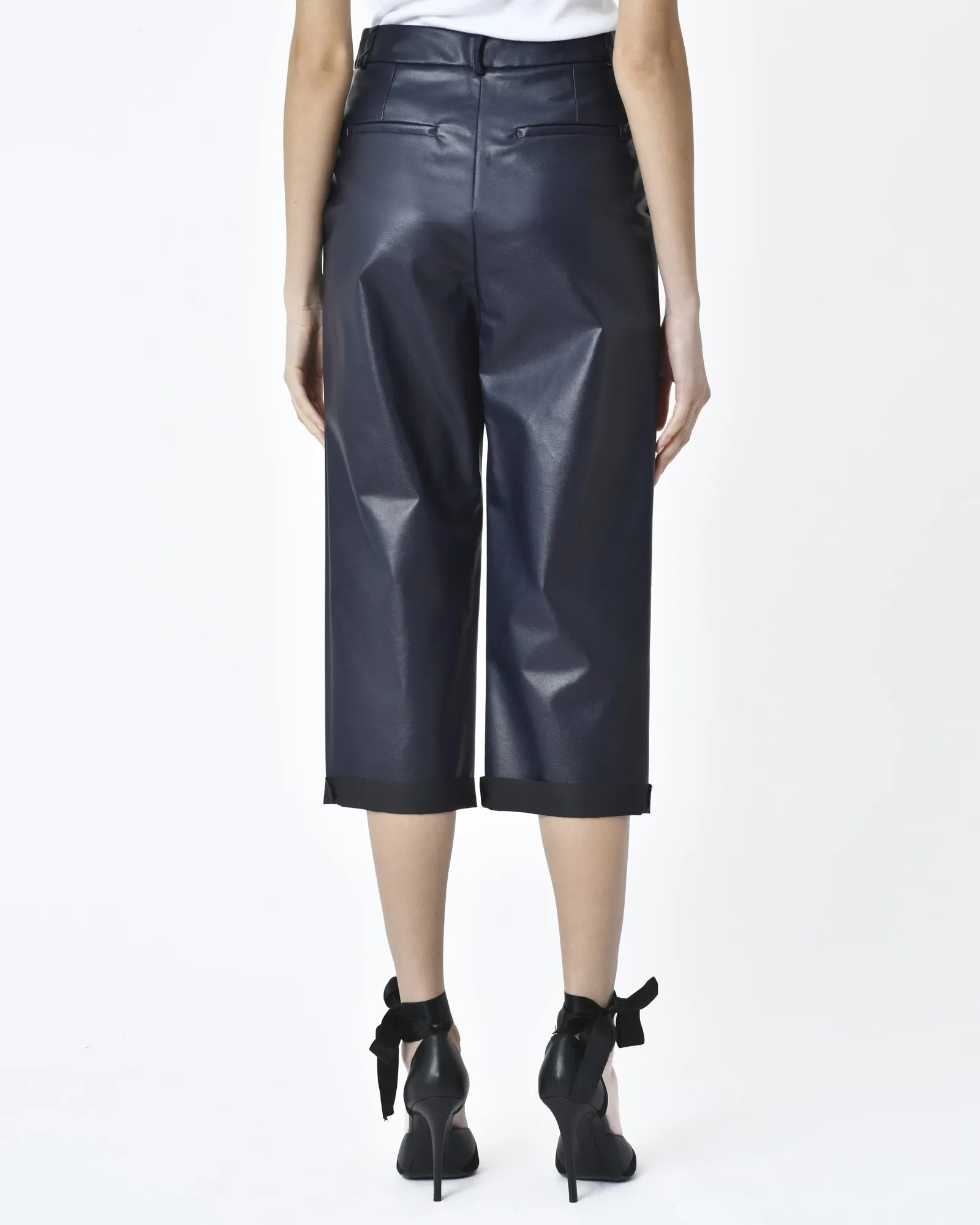 Pantalon en simili cuir Space Simona Corsellini 