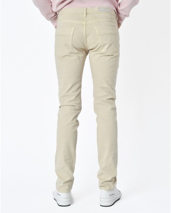 Pantalon denim beige Eleventy 