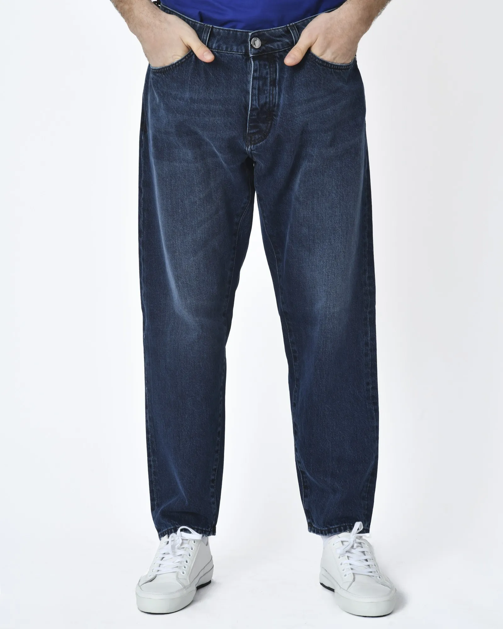 Pantalon denim bleu foncé Michael Coal 