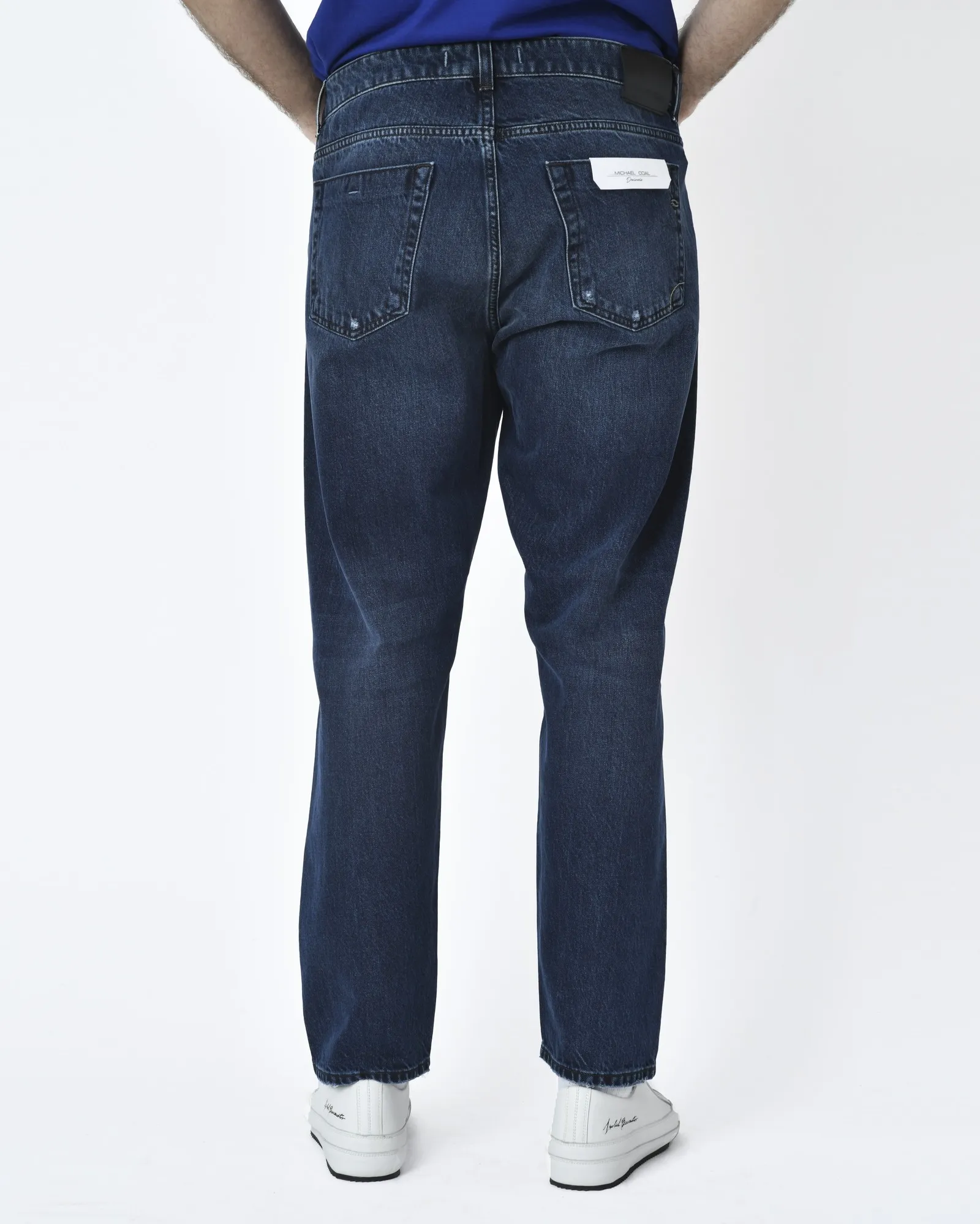 Pantalon denim bleu foncé Michael Coal 