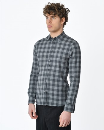 Chemise à carreaux gris Filippa K 