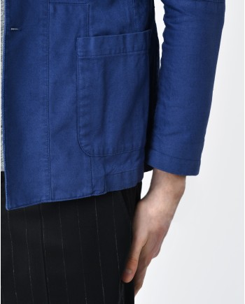 Veste en coton bleu Ly Adams 