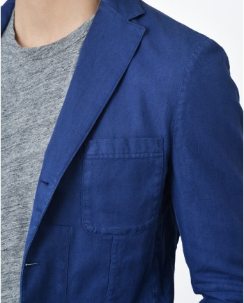 Veste en coton bleu Ly Adams 