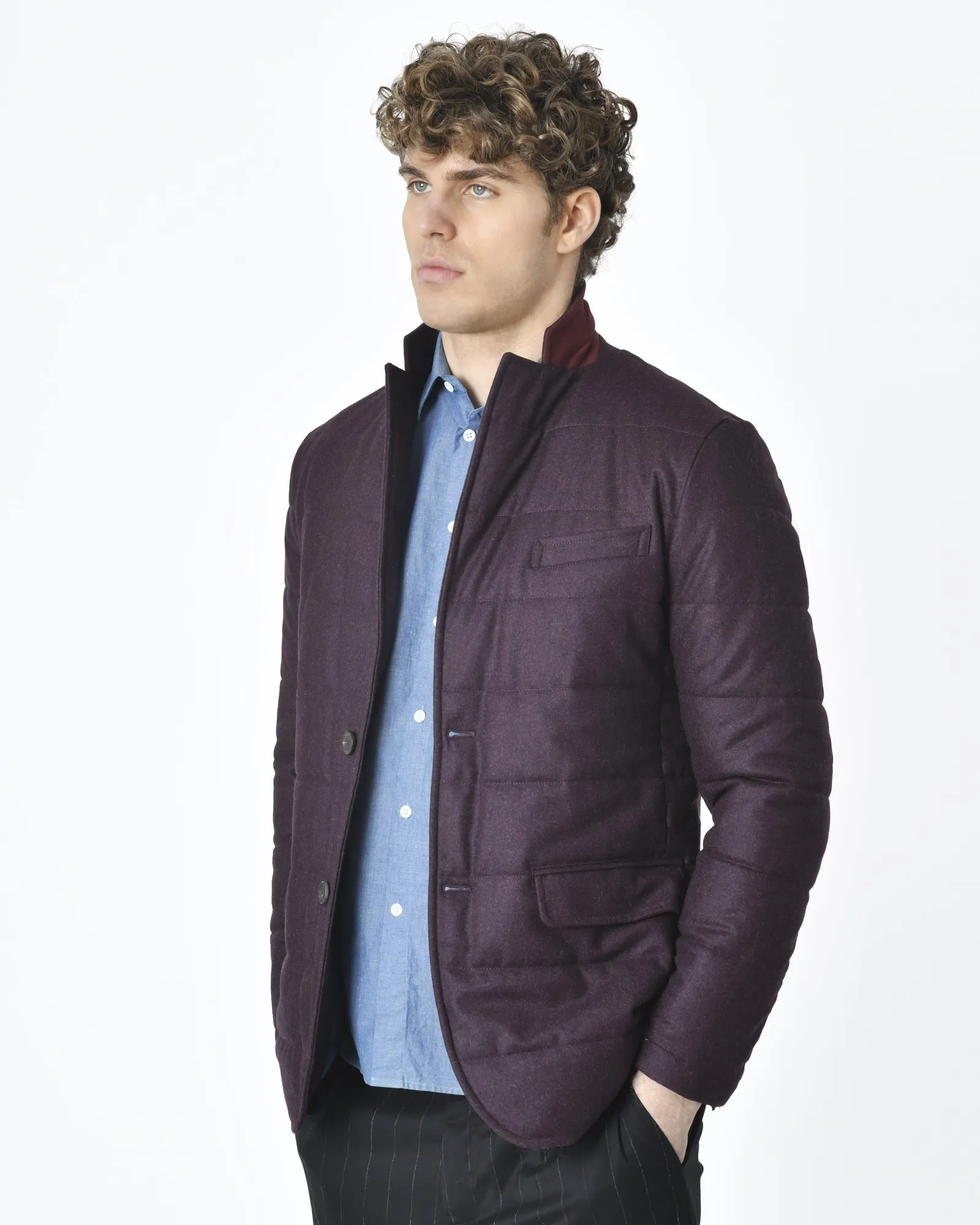 Veste caban bordeaux Casheart 