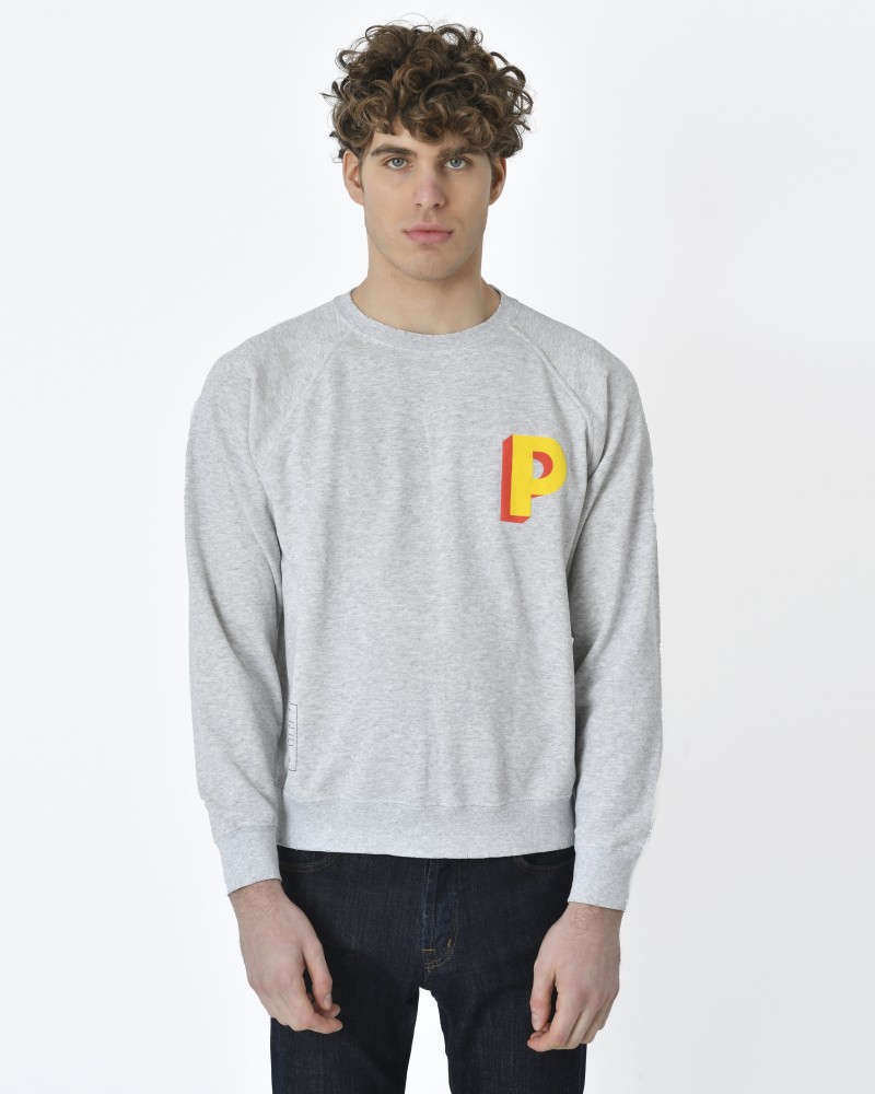 Sweat gris motif logo Palto 