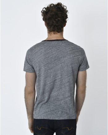 T-shirt manches courte gris Ltj 