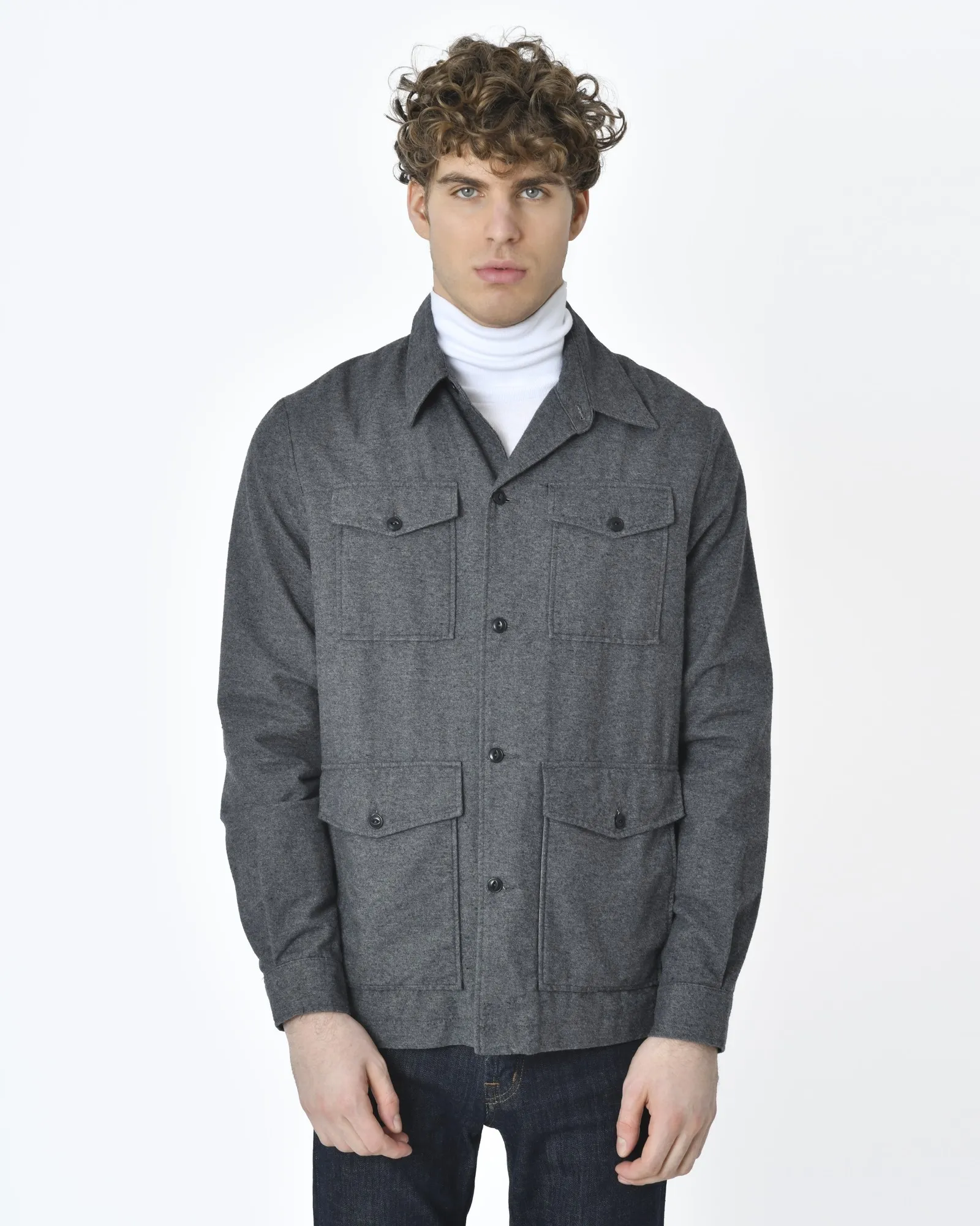 Surchemise gris anthracite Zip Code 