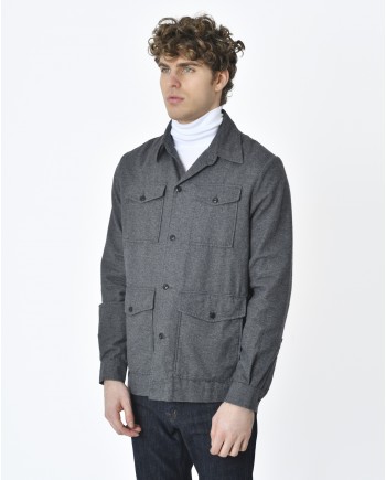 Surchemise gris anthracite Zip Code 