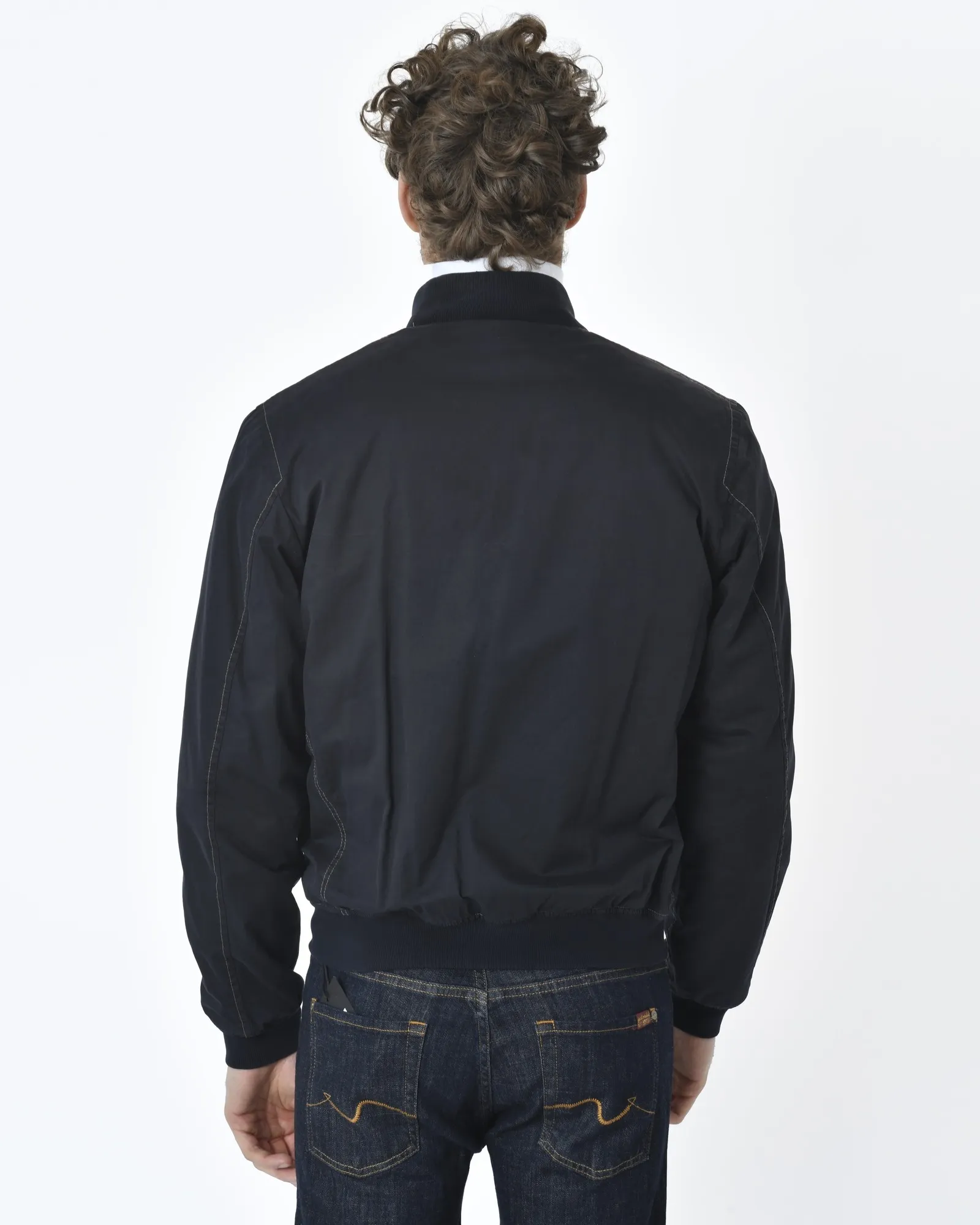 Blouson bomber bleu Breuer 