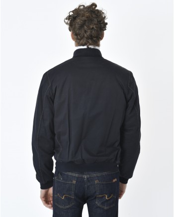 Blouson bomber bleu Breuer 