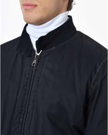 Blouson bomber bleu Breuer 