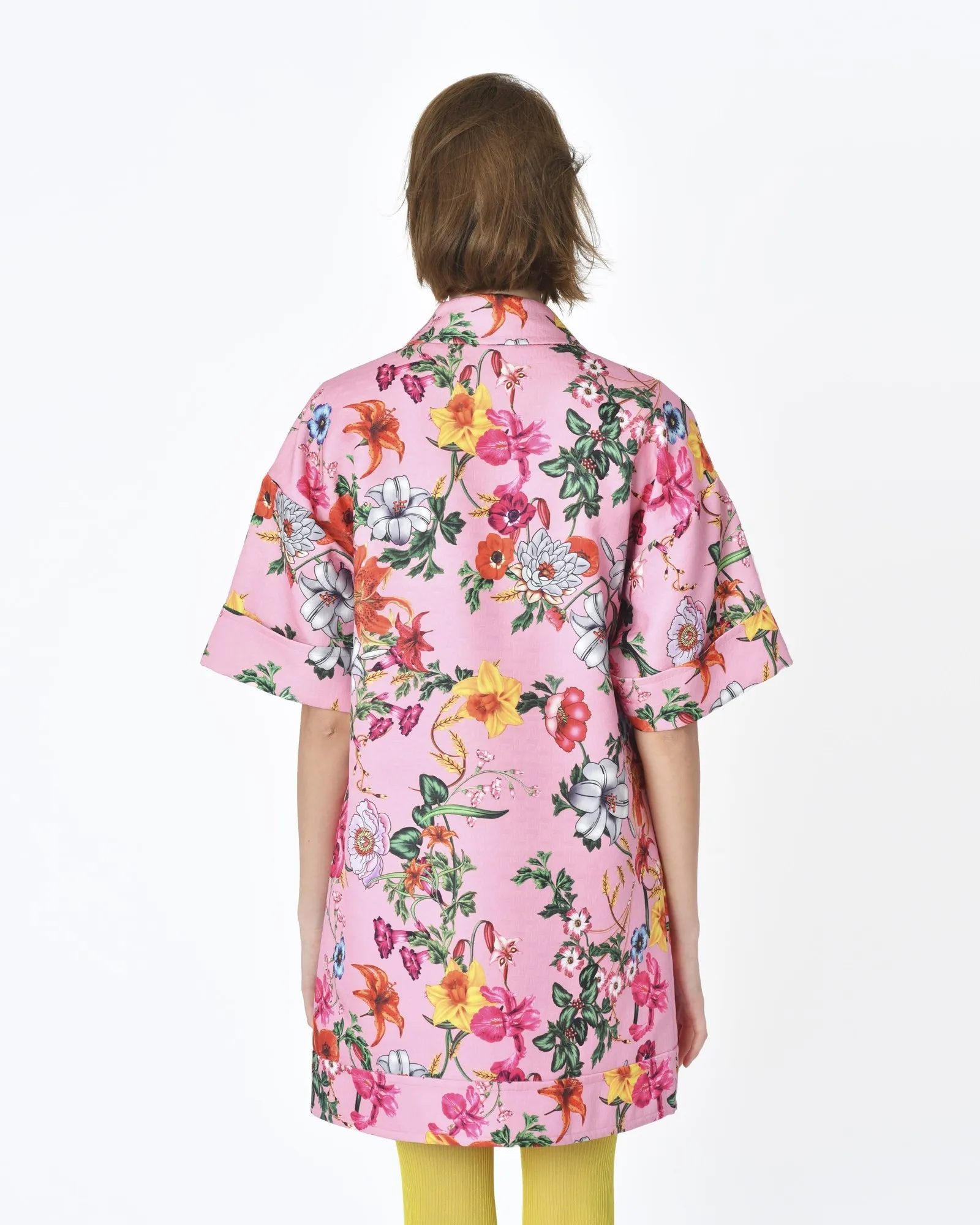 Robe rose fleur Edward Achour 