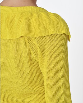 Top maille Jaune  Alexander Mcqueen 