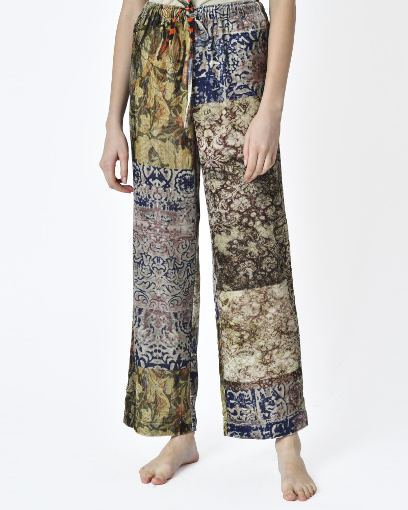 Pantalon velours motifs inspiration versailles 120% Lino 