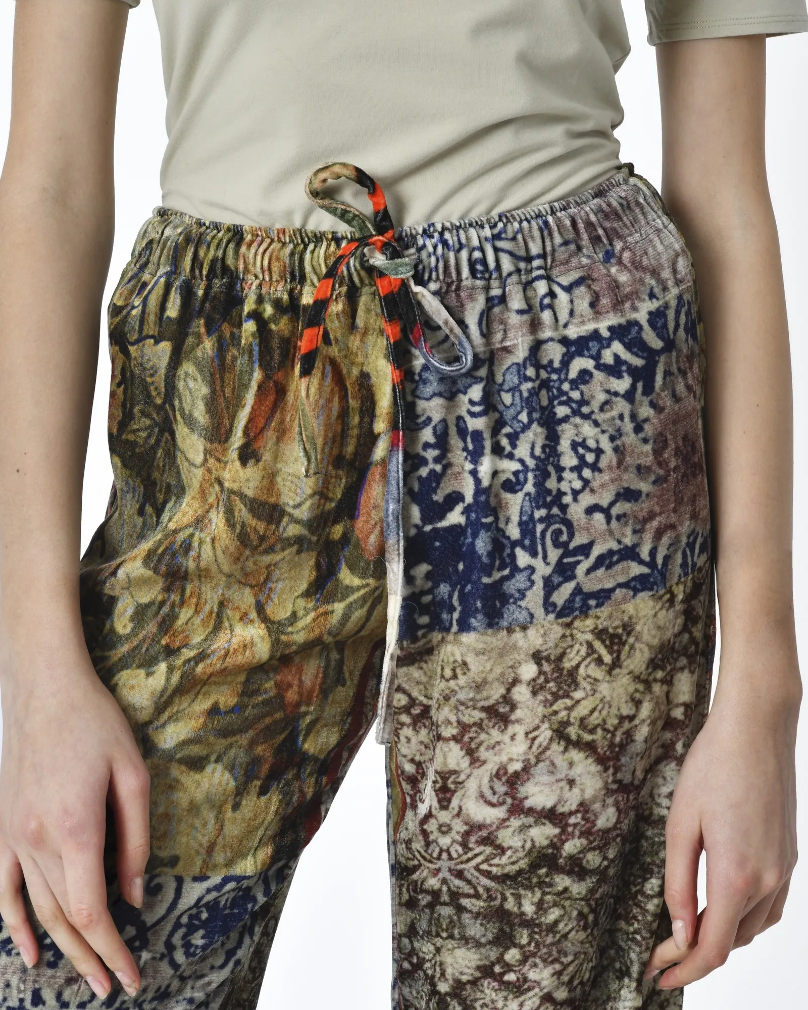 Pantalon velours motifs inspiration versailles 120% Lino 