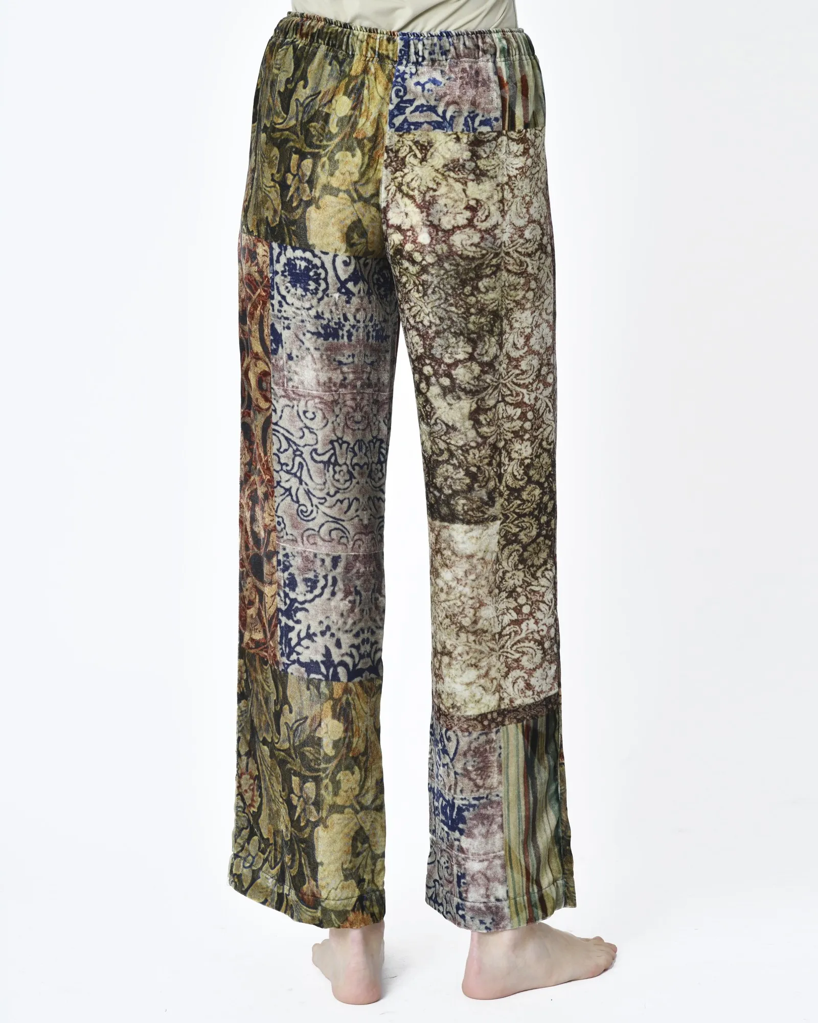 Pantalon velours motifs inspiration versailles 120% Lino 