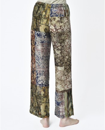 Pantalon velours motifs inspiration versailles 120% Lino 