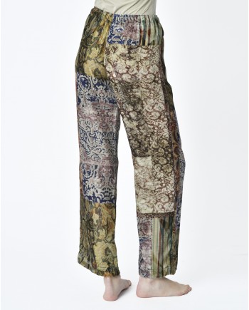 Pantalon velours motifs inspiration versailles 120% Lino 