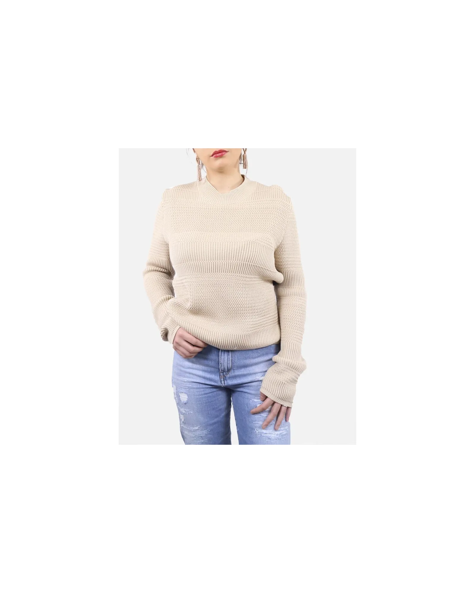 Pull beige dos veston Maison Margiela 