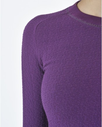 Top manches longues violet Carven 