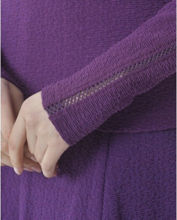 Top manches longues violet Carven 