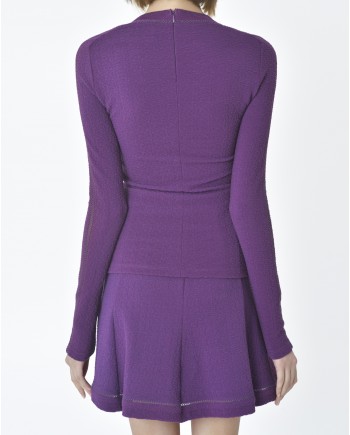 Top manches longues violet Carven 