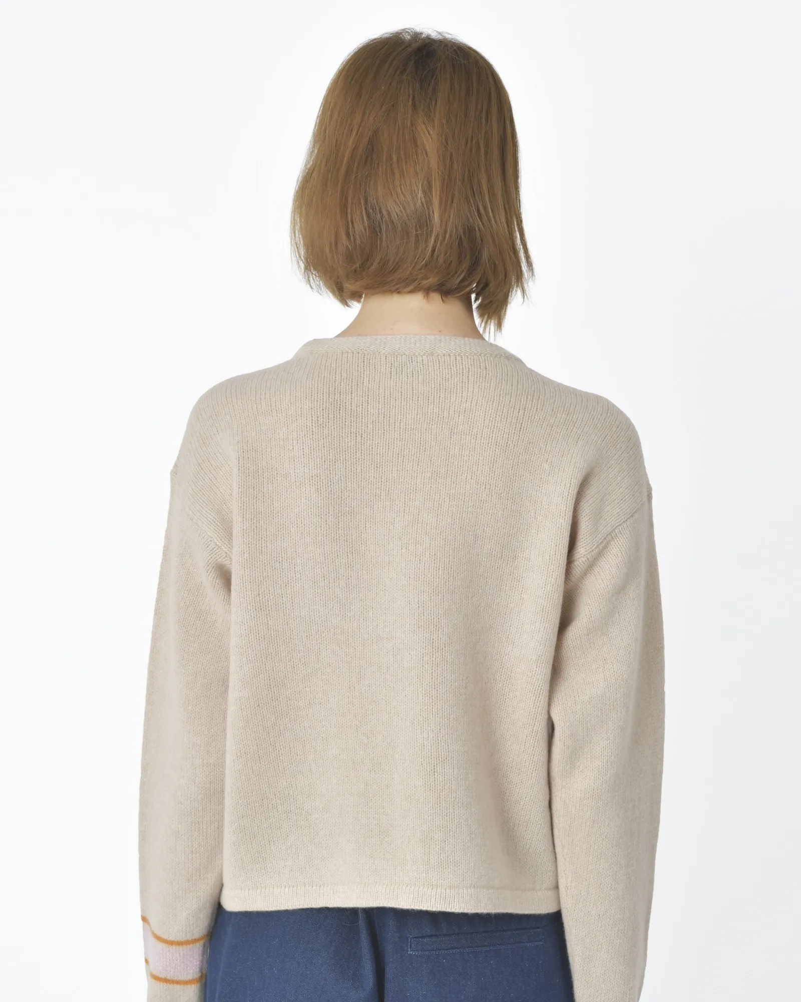 Pull-over "Love is wonder" beige Forte Forte 