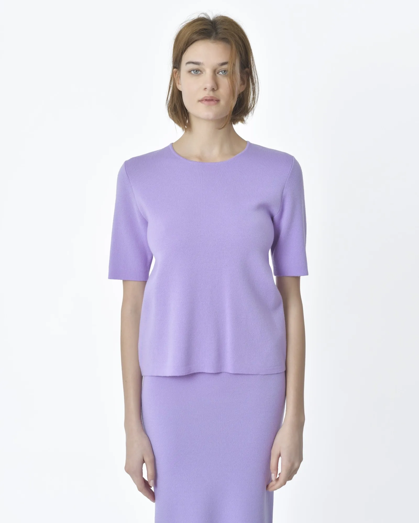 Pull maille d'ensemble violette P.A.R.O.S.H 