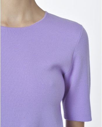 Pull maille d'ensemble violette P.A.R.O.S.H 