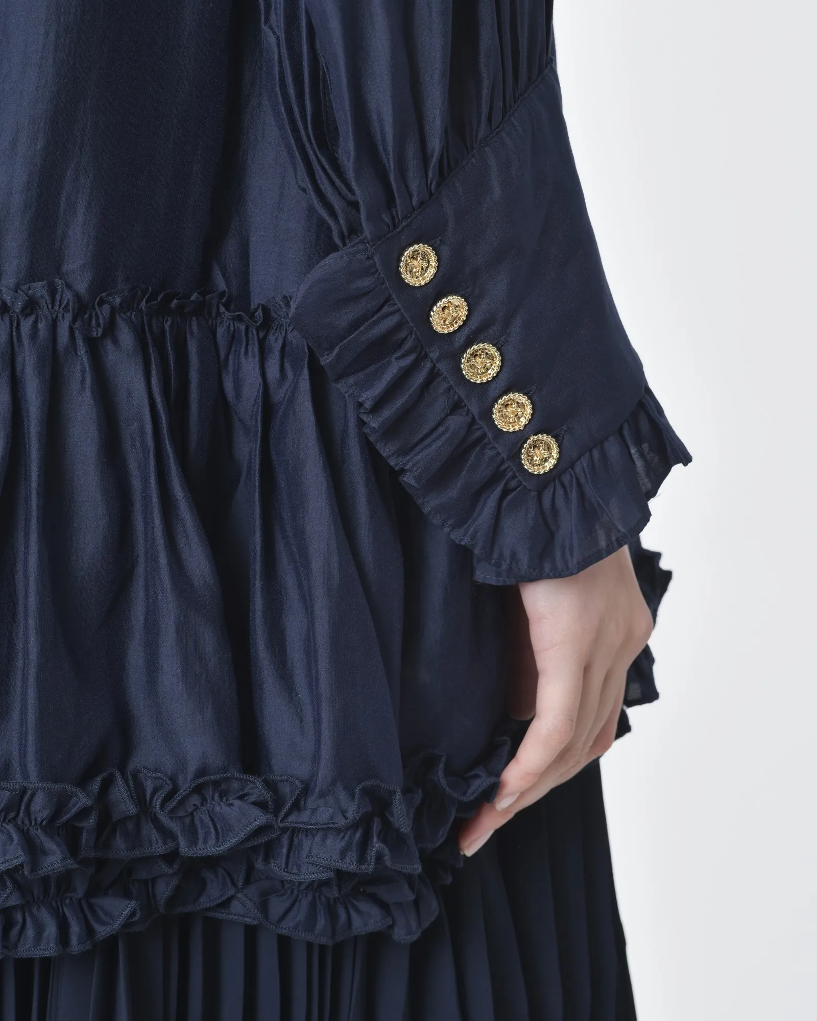 Blouse bleue navy Edward Achour 