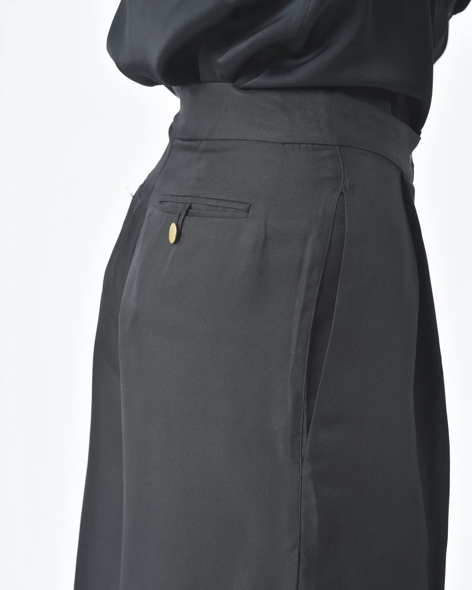 Pantalon jupe culotte noir La Prestic Ouiston 