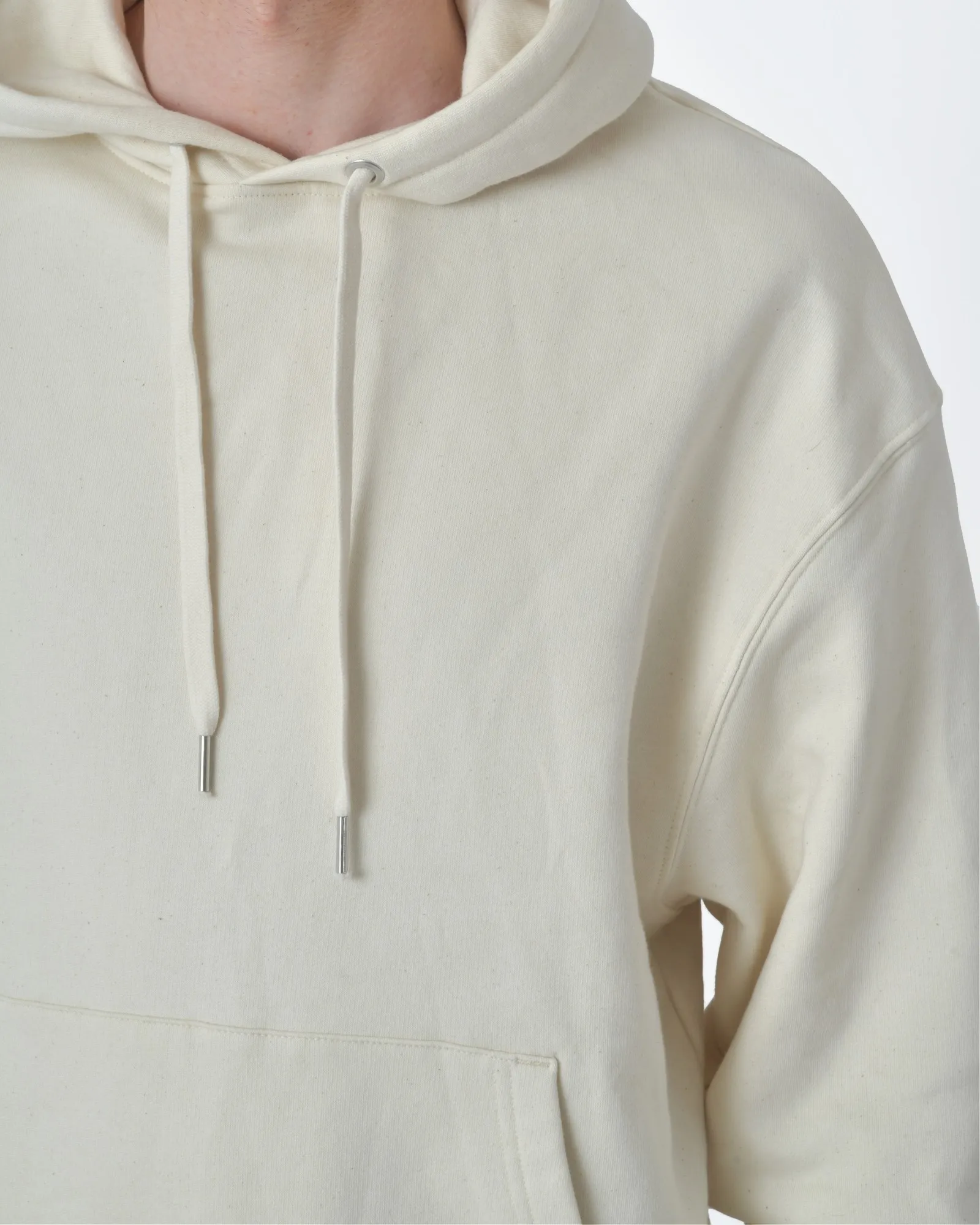 Sweat à capuche unisex beige Opacoo 