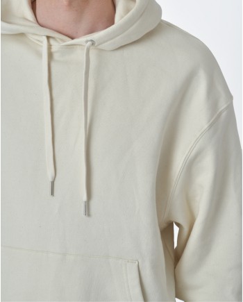 Sweat à capuche unisex beige Opacoo 