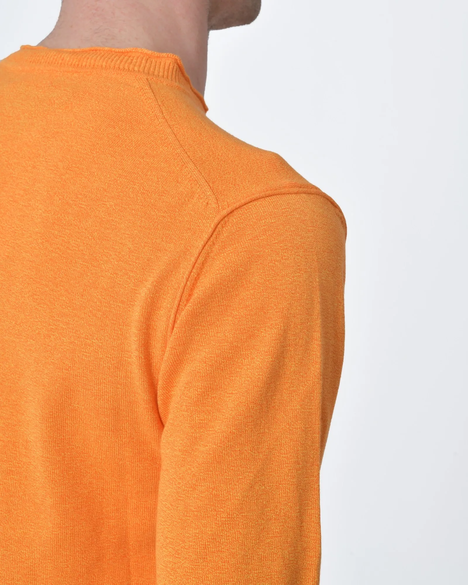 Pull maille orange  Wool&Co 