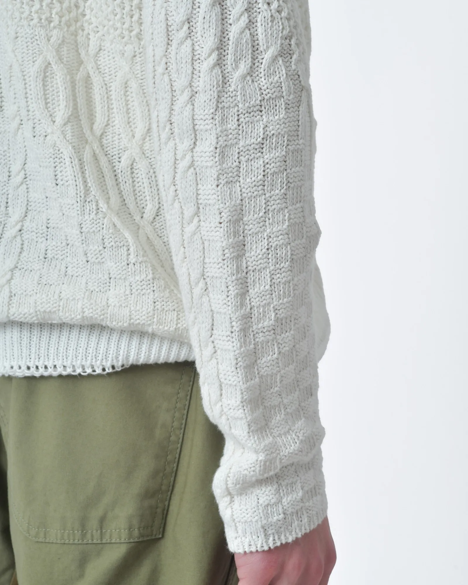 Cardigan maille Blanc  Gabriele Pasini 