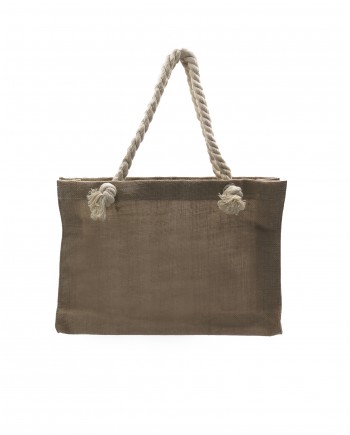 Sac en toile de jute "Mon panier d'amour" 