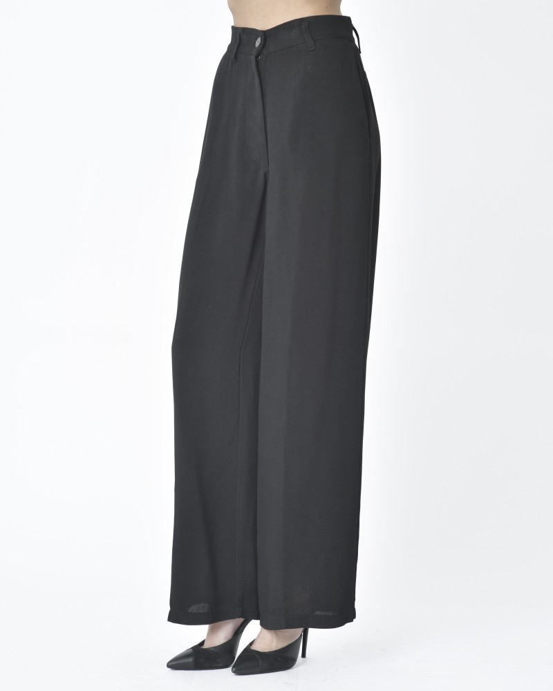 Pantalon droit noir Forte Forte 