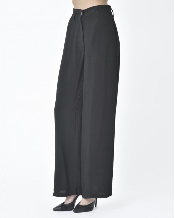 Pantalon droit noir Forte Forte 