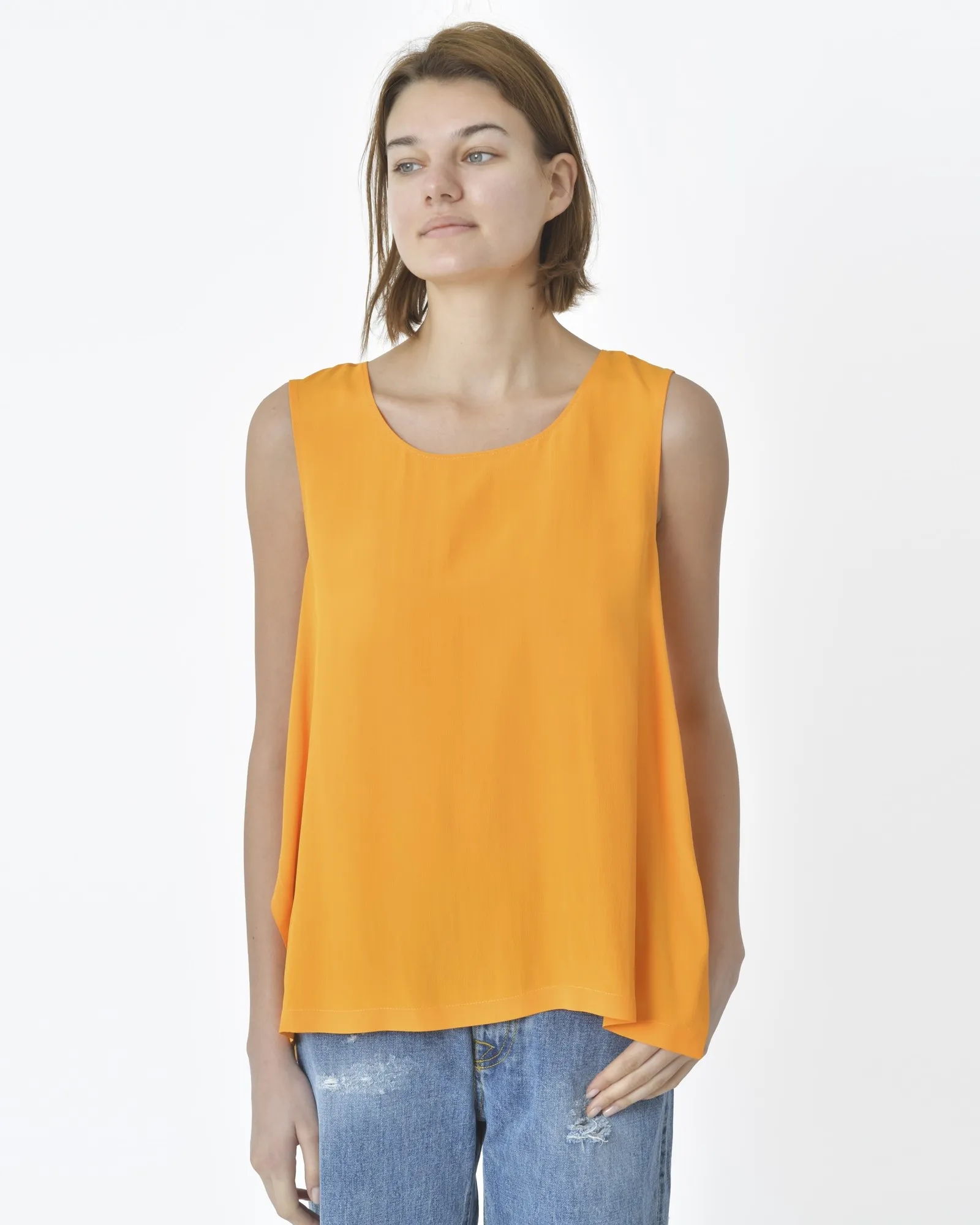 Blouse sans manches orange pep's Beatrice B 