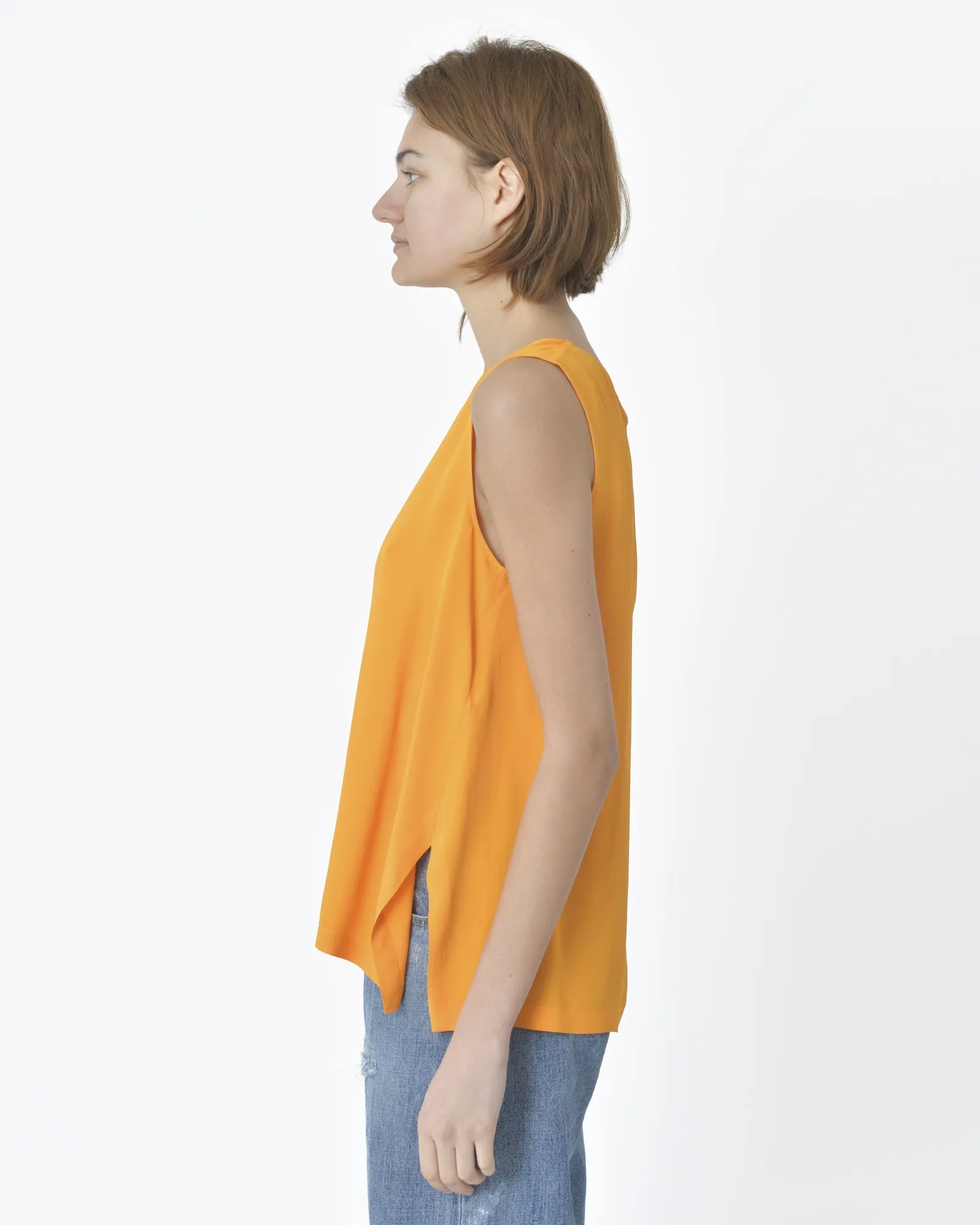 Blouse sans manches orange pep's Beatrice B 